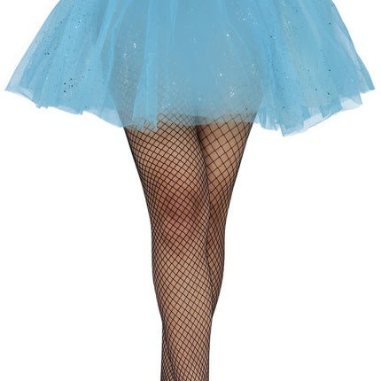 Light Blue Tutu Ladies Glitter 40cm