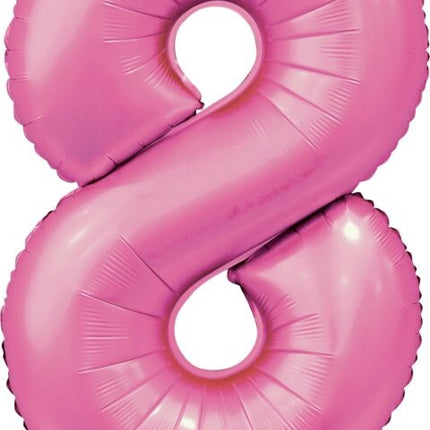 Ballon à figures rose 8 ans Gloss 86cm