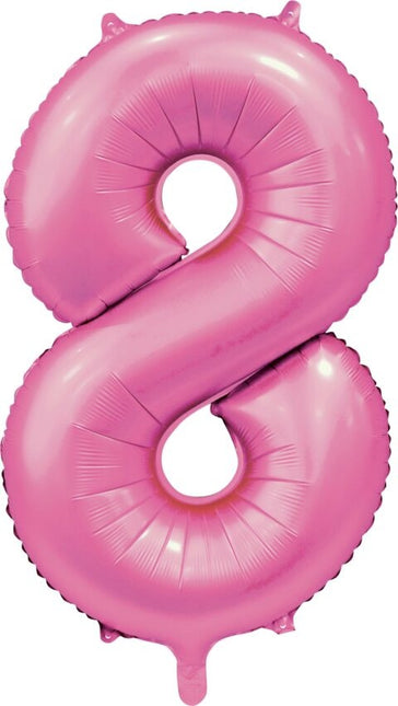 Ballon à figures rose 8 ans Gloss 86cm