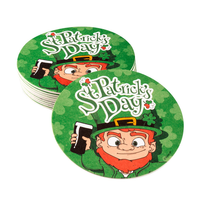 St. Sous-verres de la St Patrick 10cm 10pcs