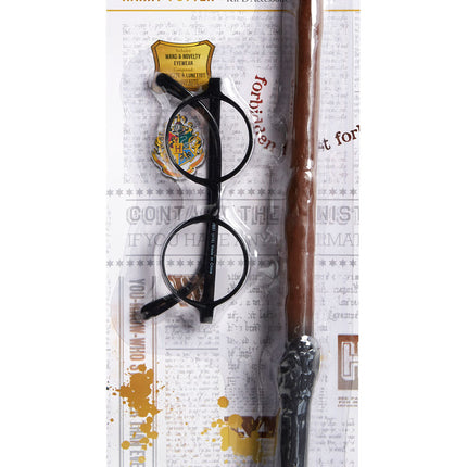 Baguette et lunettes Harry Potter