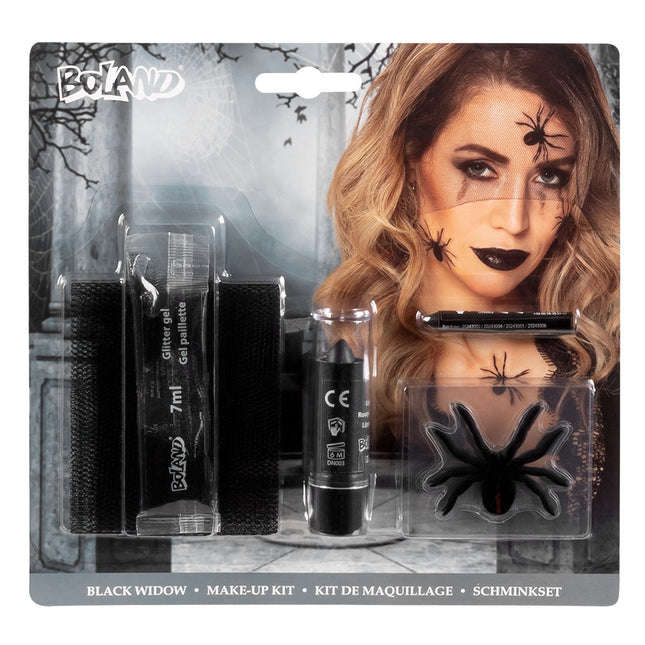 Set de maquillage d'Halloween Black Widow