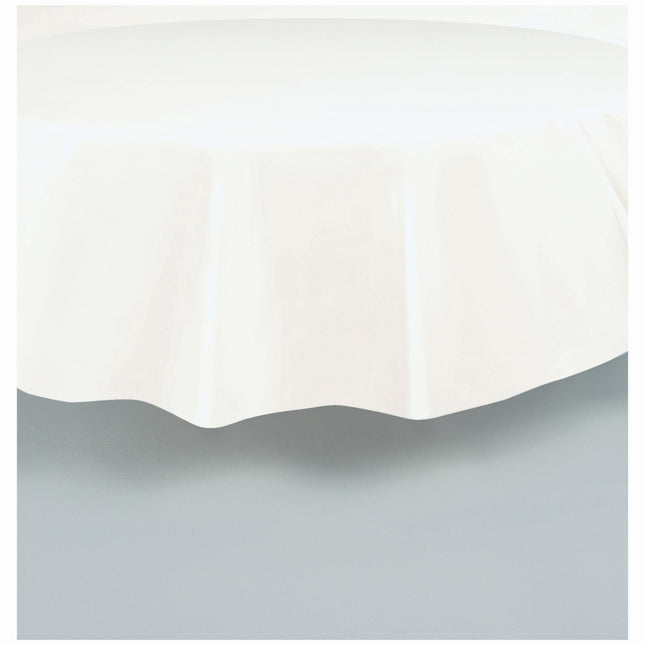 Nappe blanche ronde 2.13m