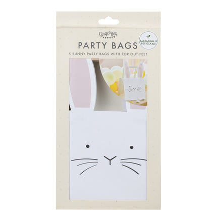 Sacs de Pâques Lapin 17cm 5pcs