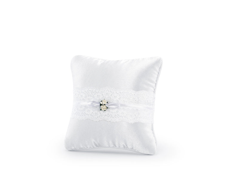 Coussin anneau dentelle 16cm