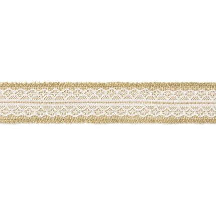 Ruban de dentelle Jute 5m