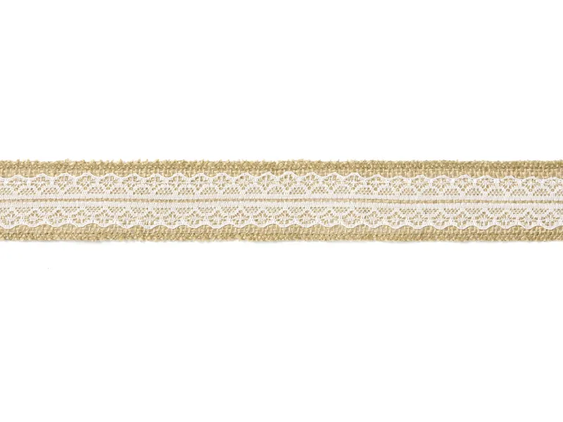 Ruban de dentelle Jute 5m