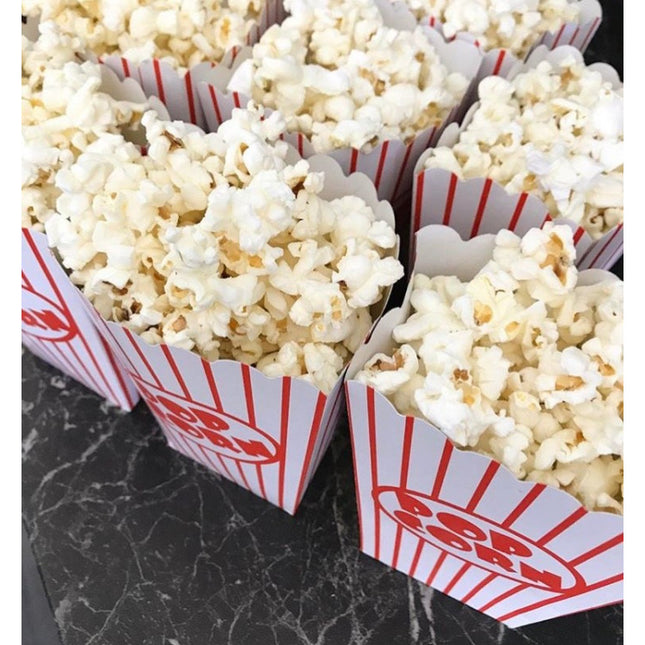 Plateaux à pop-corn 12.5cm 8pcs