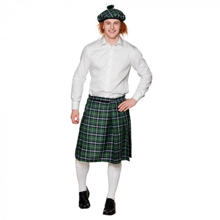 Kilt écossais vert