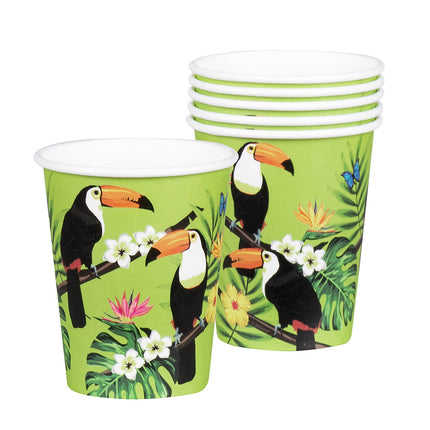 Tasses Toucan 250ml 6pcs