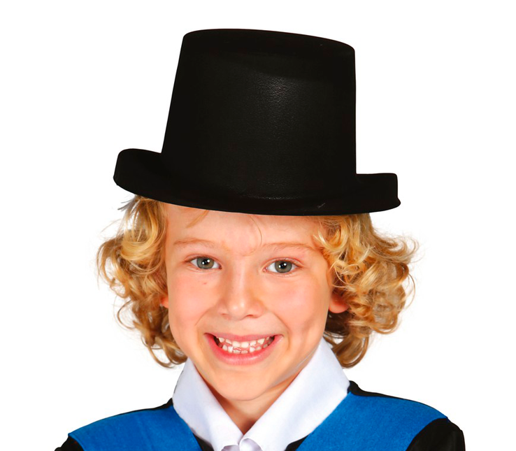 Chapeau haut de forme noir enfant