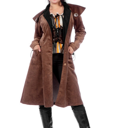 Veste de cow-boy marron pour femmes