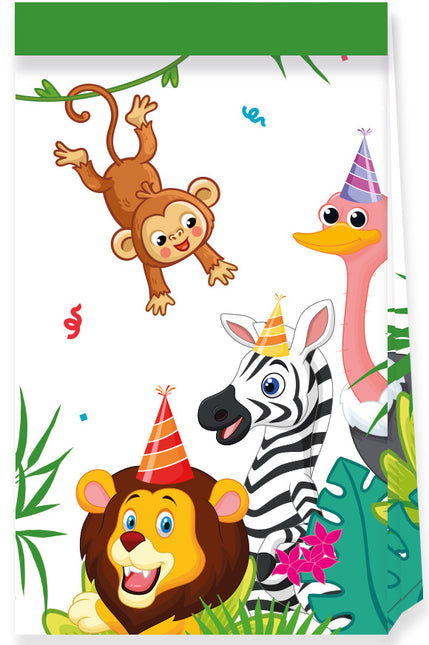 Sacs de partage des animaux de la jungle 4pcs