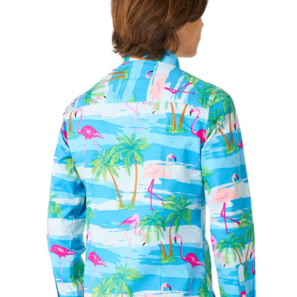 Hawaii Flamingo Teen Shirt Boy Teen <tc>OppoSuits</tc>