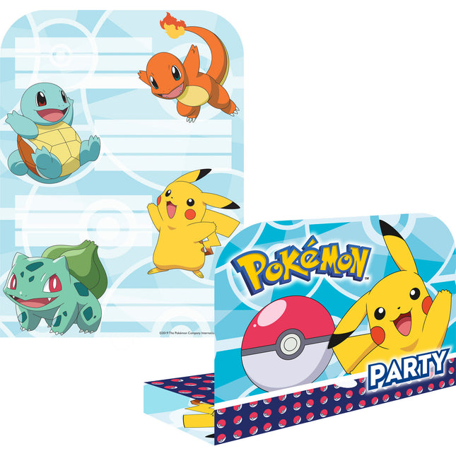 Invitations Pokemon 21.5cm 8pcs