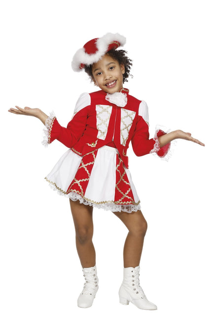 Costume de majorette Fille rouge