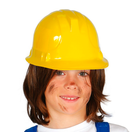 Casque de chantier jaune enfant