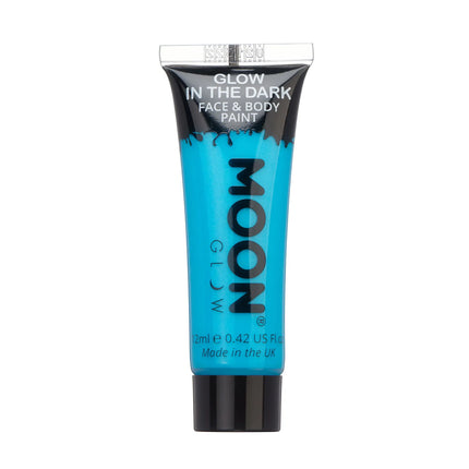 Moon Glow Peinture pour le visage bleu phosphorescent 12ml