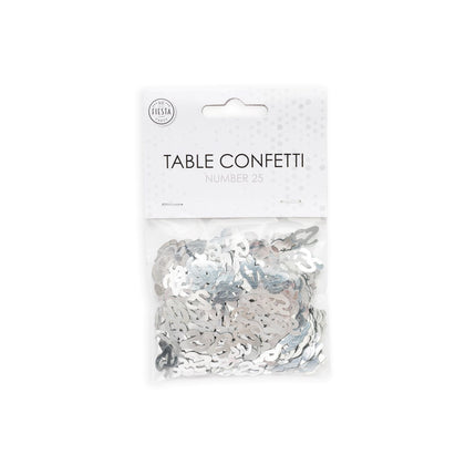 Confetti de table 25 Years Silver