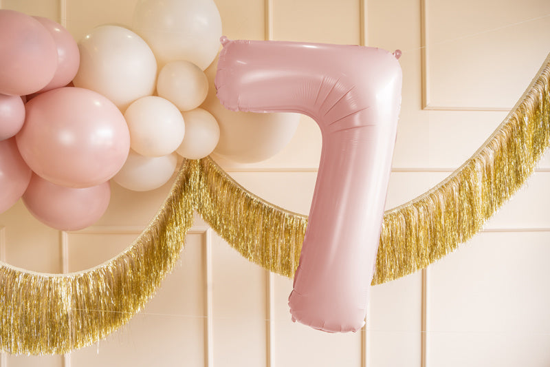 7 Year Figure Balloon Light Pink Empty 72cm