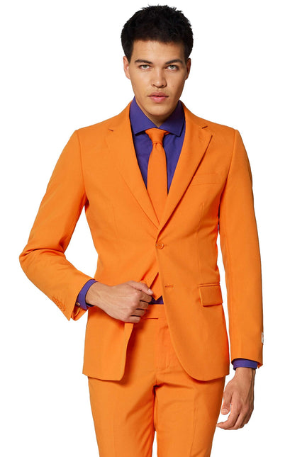 Costume orange hommes OppoSuits