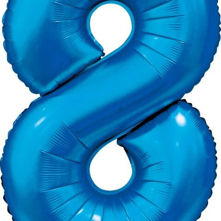 Ballon à figures bleu 8 ans Gloss 86cm