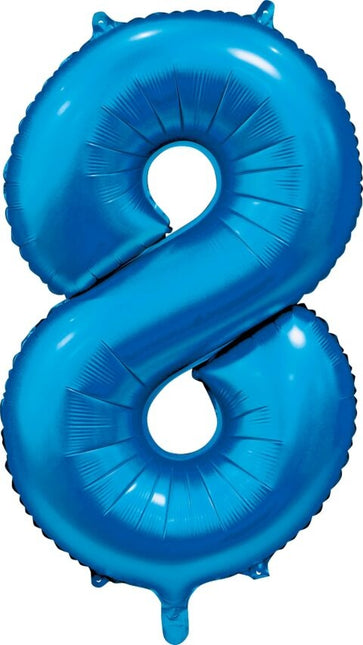 Ballon à figures bleu 8 ans Gloss 86cm