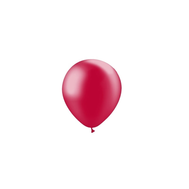 Ballons rouges métalliques 13cm 100pcs