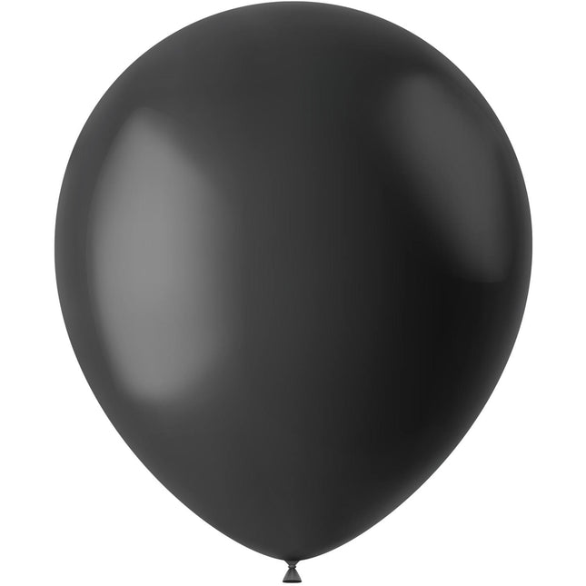 Ballons noirs Midnight Black 33cm 10pcs