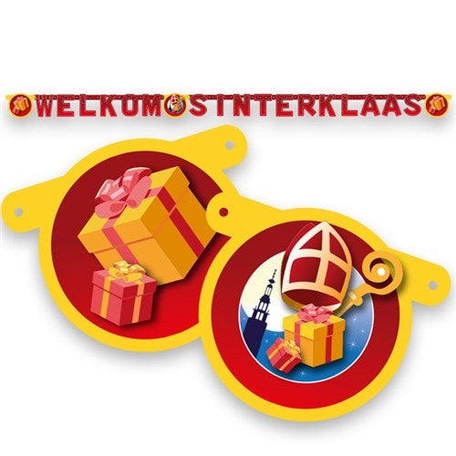 Lettre bannière Bienvenue Sinterklaas 2.10M