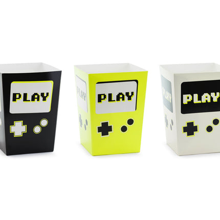 Plateau à goûter coloré Gaming 6pcs