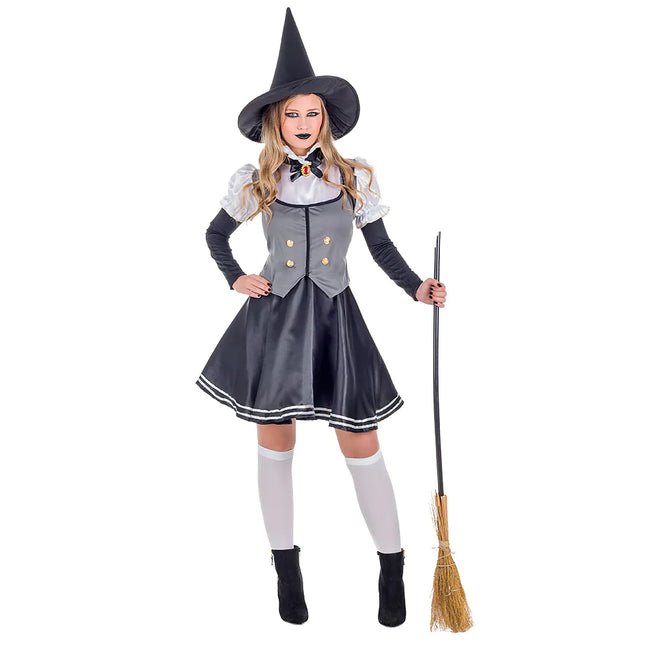 Costume d'Halloween Femme Sorcière 5 pièces