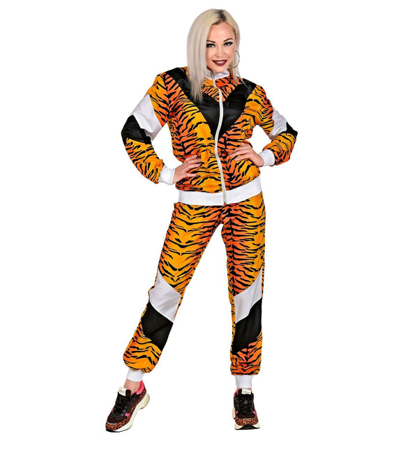 Tracksuit Neon 80S Faulty Tiger Print