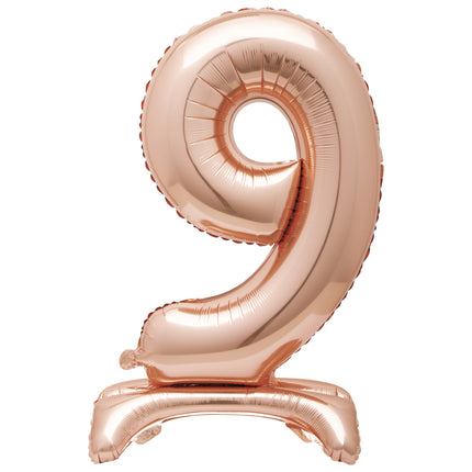 Ballon de baudruche Figure 9 Rose Gold Standard 76cm