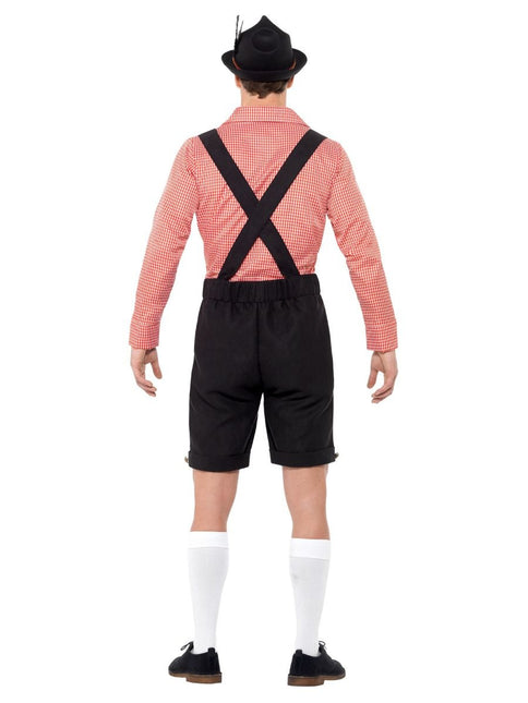 Ensemble Lederhosen rouge