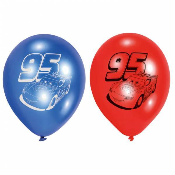 Ballons Cars 23cm 6pcs