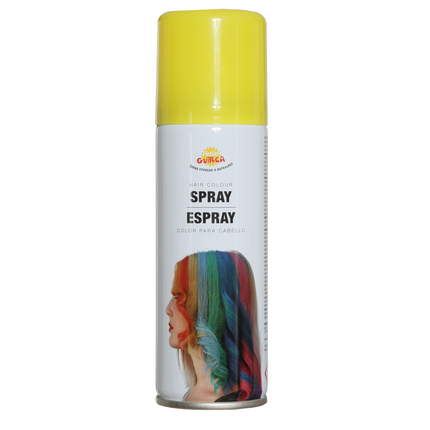 Spray pour cheveux jaune 125ml