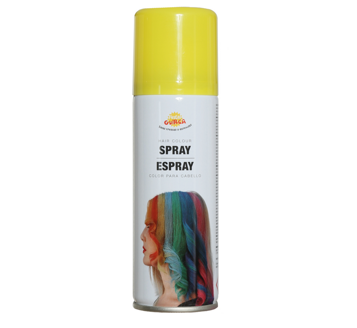 Spray pour cheveux jaune 125ml