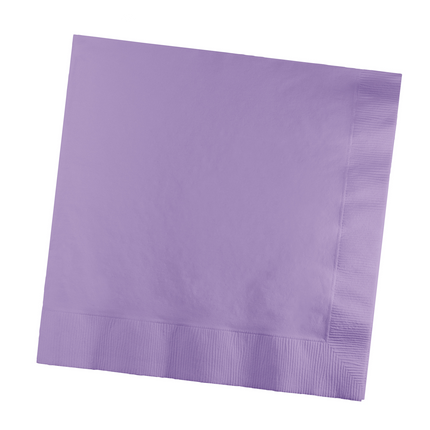 Serviettes de table lilas 3 couches 33cm 50pcs