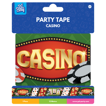 Party Tape Casino 1.2m