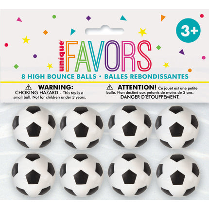 Ballons de football rebondissants 8pcs