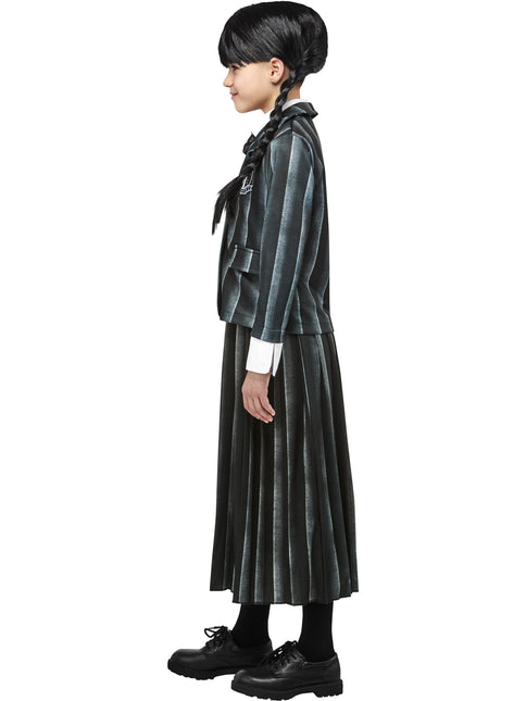 Costume d'Halloween Mercredi Addams Enfant