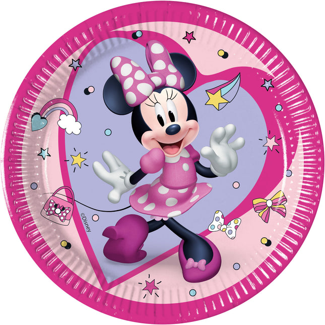 Assiettes Minnie Junior 20cm 8pcs