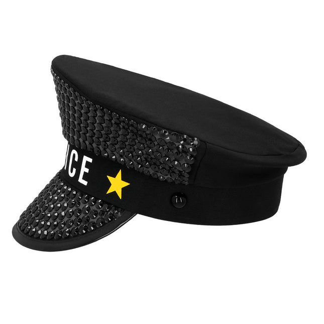 Casquette noire Police