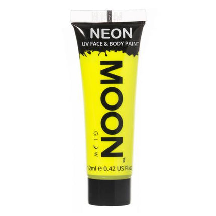 Moon Glow Intense Neon UV Face Paint Jaune Intense