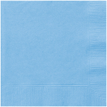 Serviettes de table bleues 33cm 50pcs