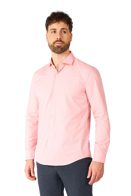 Chemise rose pâle pour hommes OppoSuits