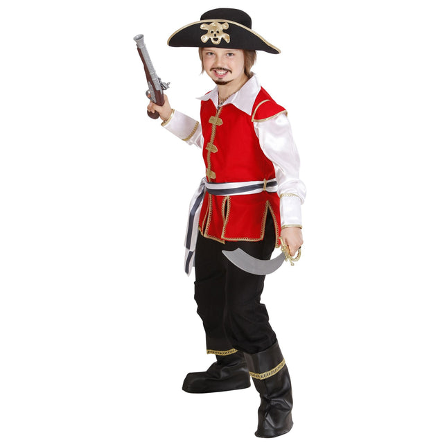 Costume de pirate Blanc Noir Garçon