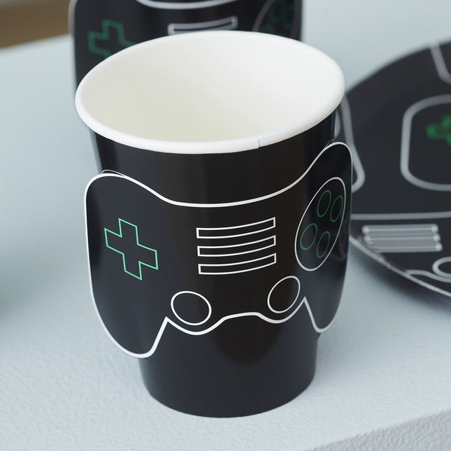 Gaming Party Cups 250ml 8pcs
