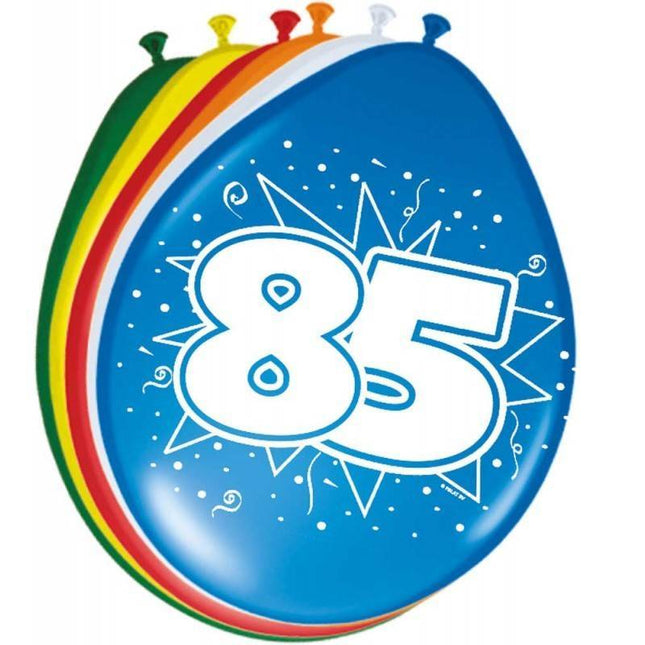 Ballons 85 ans 30cm 8pcs